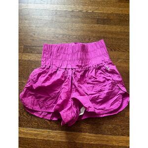 Free People‎ Movement Way Home Short Neon Magenta Size M
